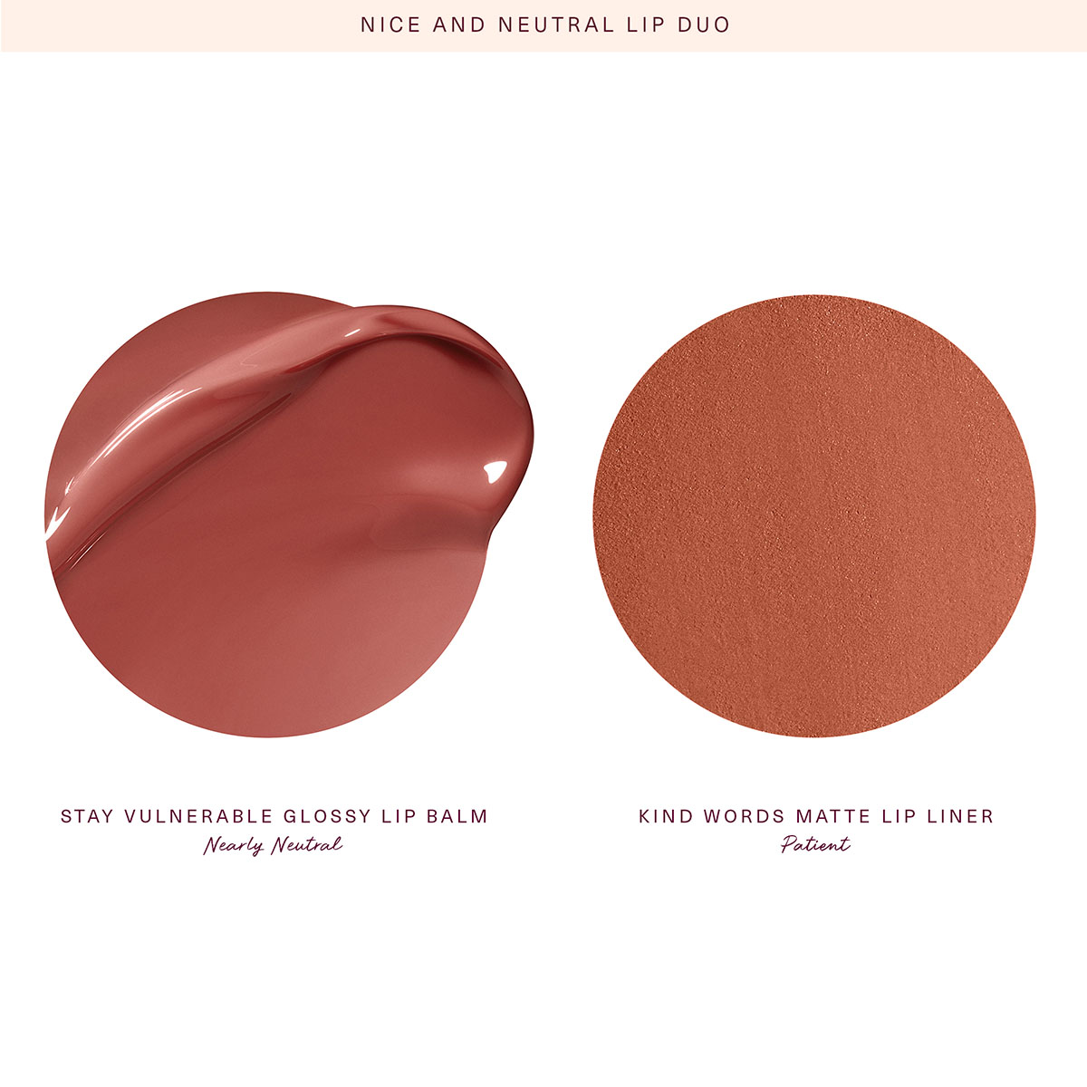NICE & NEUTRAL LIP DUO ( SET DE MAQUILLAJE PARA LABIOS)